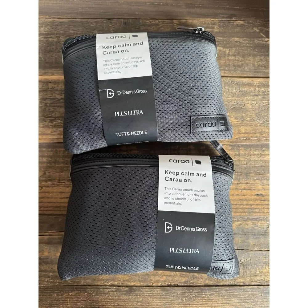 NEW Pair JetBlue Mint Caraa Bus Class Amenity Kits Snap Together Dennis Gross - Picture 1 of 4